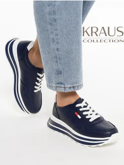 Кроссовки женские кожаные KRAUS Collection 204576665 купить за 2 344 ₽ в интернет‑магазине Wildberries